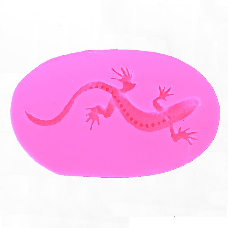Форма силиконовая Ящерица 77 мм розовый Киев - изображение 5