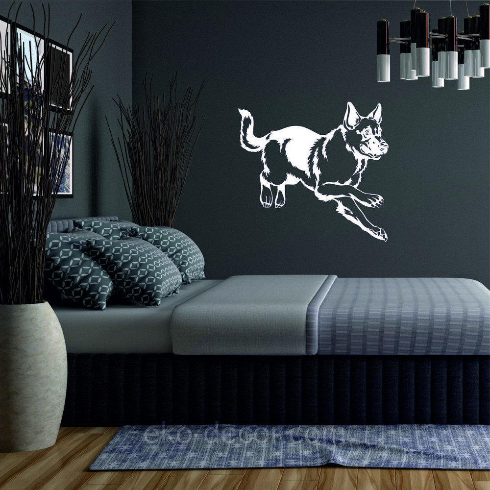 Декоративное настенное Панно «Овчарка» , Декор на стену 90*84 см, Белый Киев - изображение 2