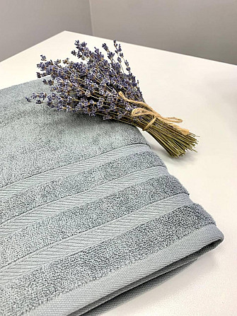 Полотенце махровое Ideal Textile Косичка однотонное плотность 500 г/м2 70х140 см (56860737) Сірий 1  Черновцы - изображение 3