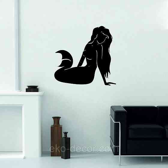 Декоративне настінне 3D Панно «Русалонька» Декор на стіну з об'ємом Київ