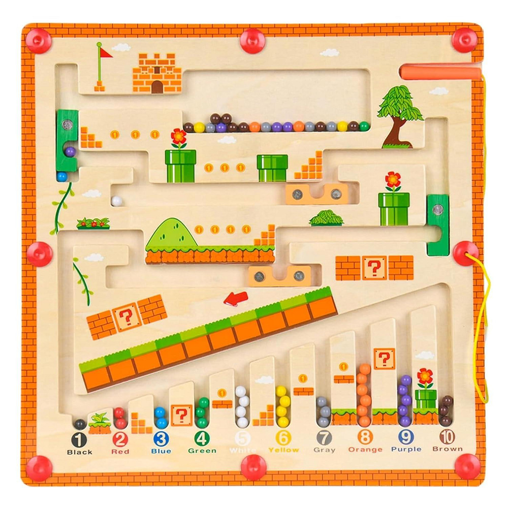 Магнітний лабіринт з кольорами та цифрами Mushroom Maze Digital Fun Луцьк - фото 2