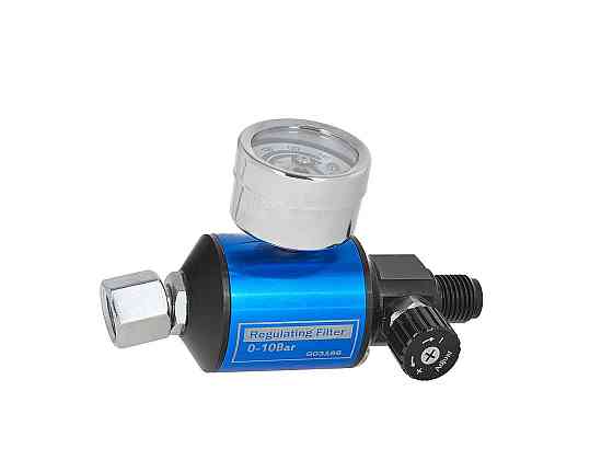 Редуктор тиску для фарбопульта "GeKo" з водозбірником 1/4" Київ