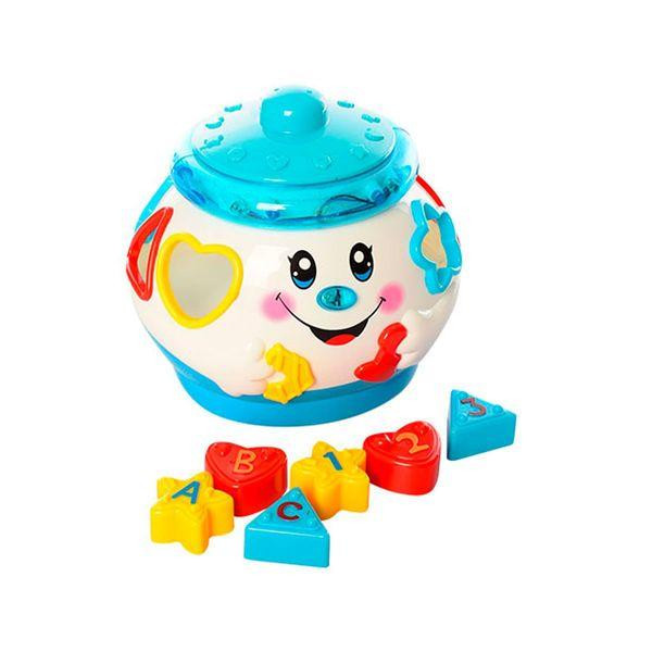 Сортер іграшка Limo Toy розвиваюча Музичний горщик Білий (0915 UA) Чернігів - фото 1