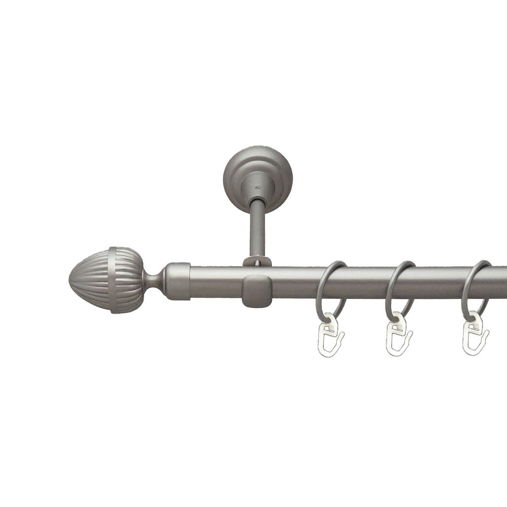 Карниз Orvit Одеон металевий однорядний відкритий Сатин 19 мм 300 см (6306969) Львів - фото 1