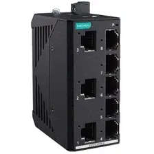Комутатор Moxa EDS-G2008-EL switch 8x Ethernet 10/100/1BaseTx, niezarządzalny, metalowa obudowa, na szynę DIN (EDSG2008EL) Київ - фото 1