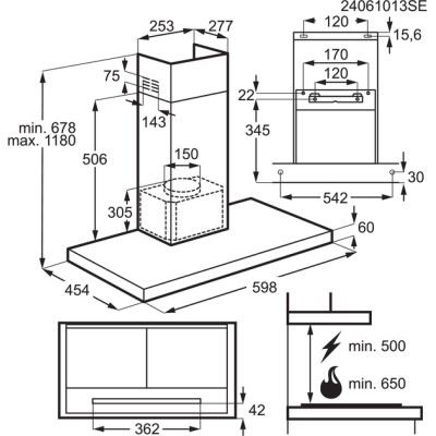 Витяжка кухонна Electrolux LFT826X Вінниця - фото 8