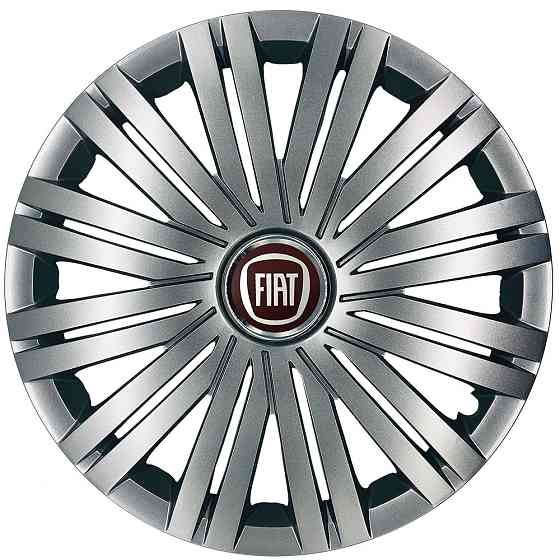 Автомобильные модельные колпаки R17 Fiat 502 4шт, SJS, серебряные Винница