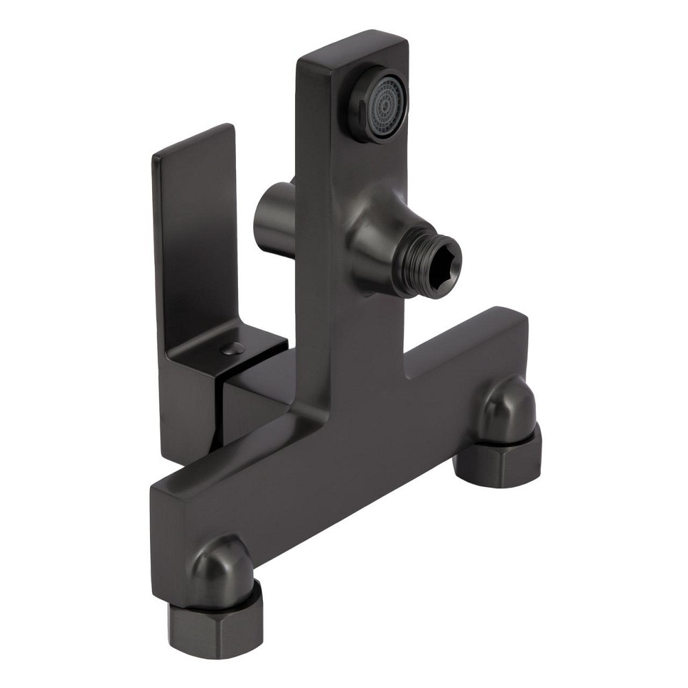 Змішувач для ванни Qtap Gemini (з душовим гарнітуром) QTGEM259GMB45684 Gunmetal Black PVD Київ - фото 6