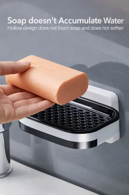 Настенный двухслойный держатель для мыла Soap Dish Коломия - фото 2