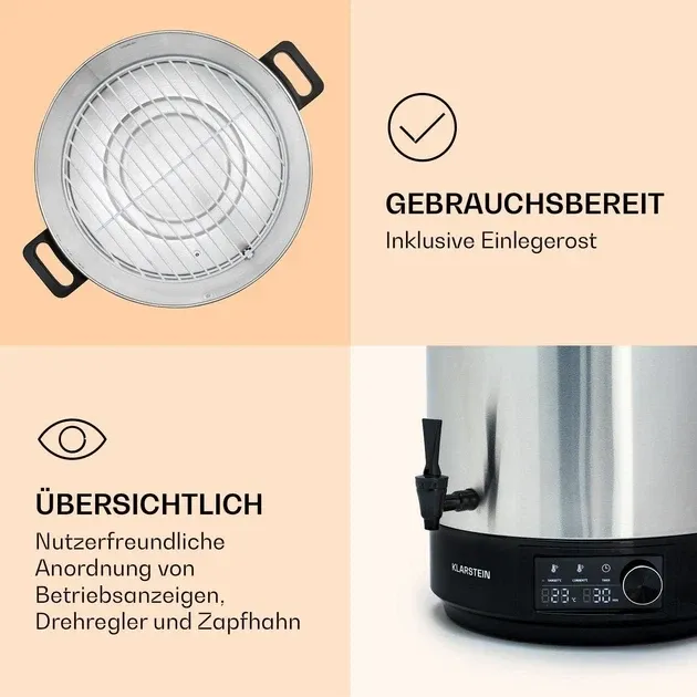 Машина для консервації глінтвейну термопоту Klarstein Abbey 40 Німеччина Дніпро - фото 4