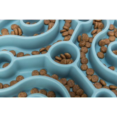 Посуда для собак Trixie Коврик Pillars Медленное кормление d 28 см (голубой) (4011905250373) Винница - изображение 5