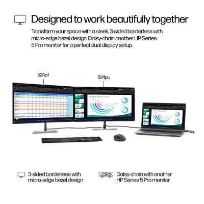 Монітор HP S5 Pro 524pu (9D9V7AA) Вінниця