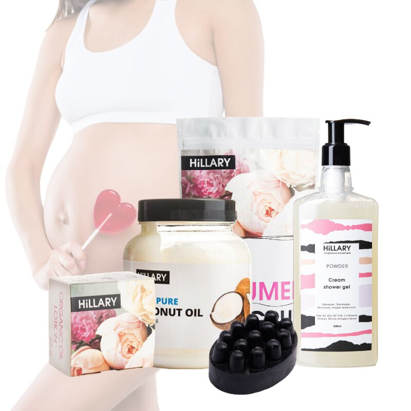 Комплексний набір для догляду за тілом під час вагітності Hillary Київ - фото 14