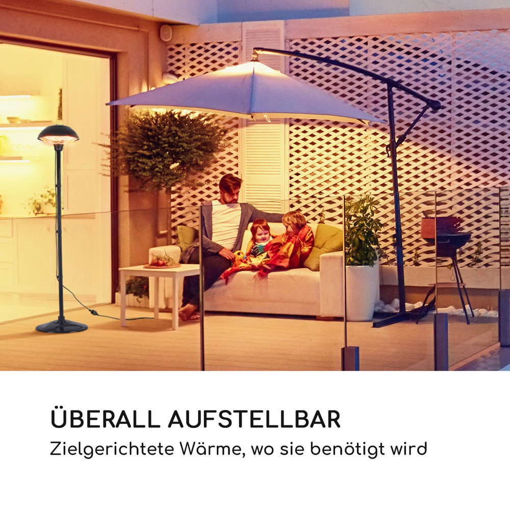 Інфрачервоний нагрівач Heat Guard Blackline 750/1500 Вт Carbon IP34 (Німеччина, читати опис) Рівне - фото 2