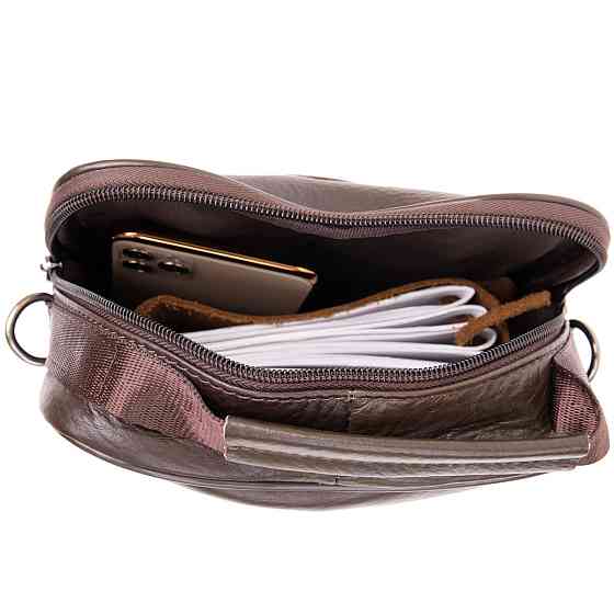 Мессенджер чоловічий вертикальний Vintage 20394 Коричневий Київ