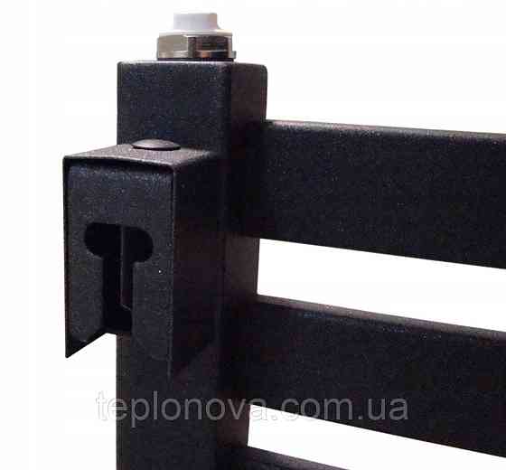 Водяна Рушникосушка Плоска Чорна 710х500 Terma Marta Чернівці