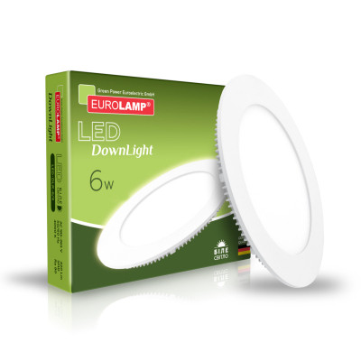 Світильник Eurolamp Downlight 6W 4000K (LED-DLR-6/4) Вінниця - фото 1