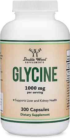 Гліцин Double Wood Supplements Glycine 500 mg 300 capsules Луцьк