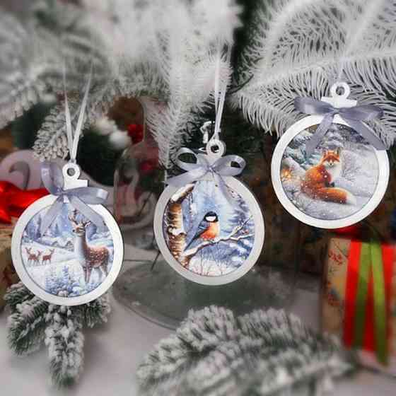 Творчий набір для створення 3-х ялинкових прикрас "Winter Forest" FDCKW-052 Вінниця