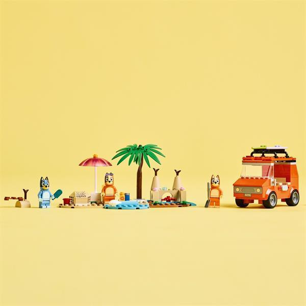 Конструктор LEGO Bluey Пляж і сімейна поїздка на автомобілі Блуї 133 деталі (11202) Харків - фото 9