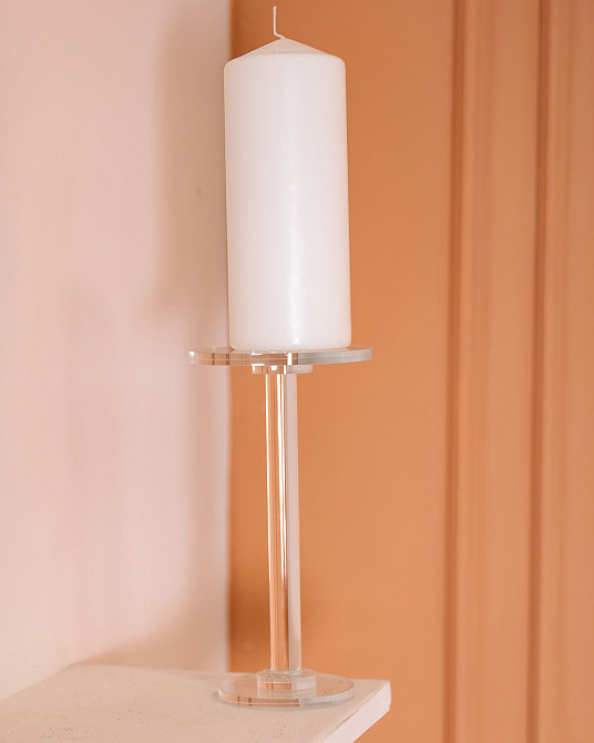 Тортовница стеклянная на ножке 12×23 см круглая стойка для торта, капкейков HP-4-67S Киев - изображение 4