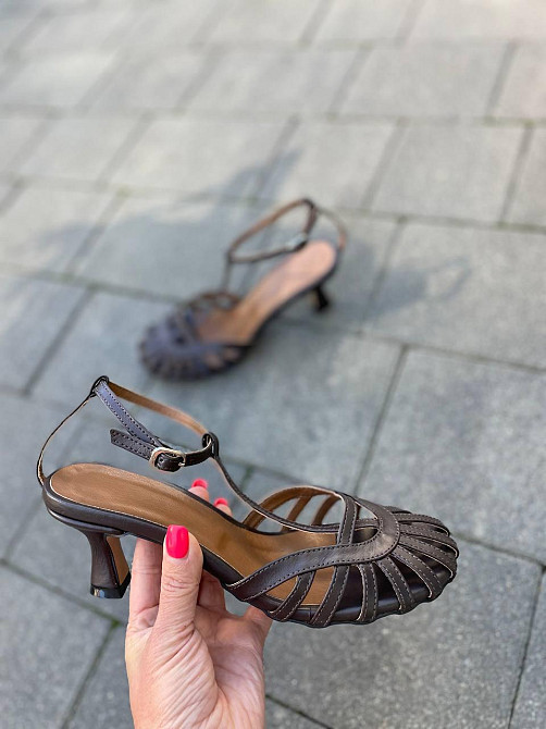 Nikos Босоніжки жіночі Niko`s 2556 шоколадні (літо, шкіра натуральна) (5951) Коломыя - изображение 8