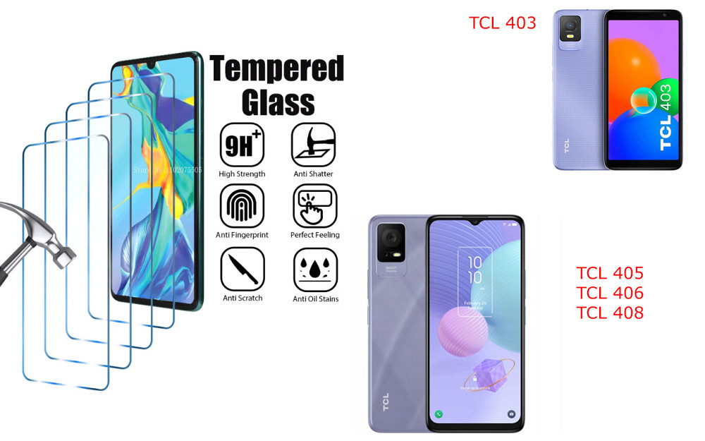 Защитное стекло ArmorGlass для TCL 403, TCL 405, TCL 406, TCL 408 – устойчивое к царапинам и ударам Киев - изображение 1