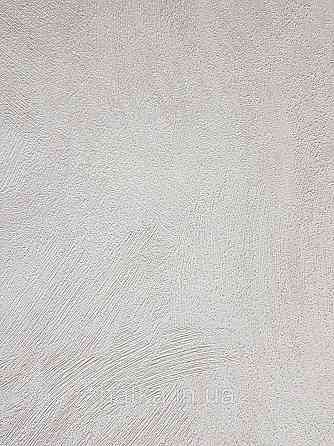 Шпалери метрові вінілові на флізеліні A.S.Creation Sylvana 1.06x10 мазки абстракція під бетон молочні білі 8921-40 Київ