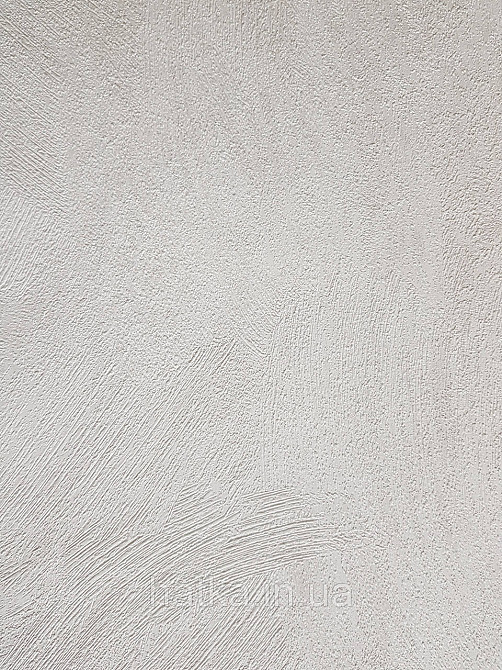 Шпалери метрові вінілові на флізеліні A.S.Creation Sylvana 1.06x10 мазки абстракція під бетон молочні білі 8921-40 Київ - фото 2