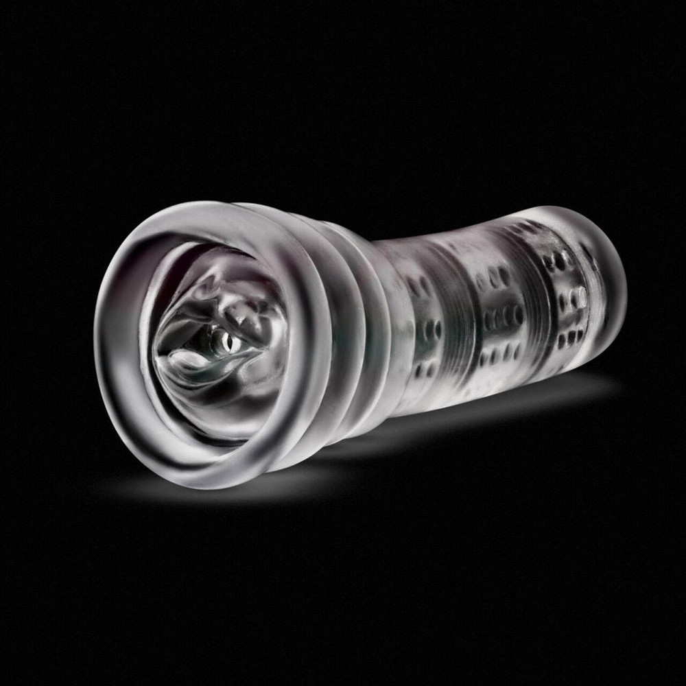 Мастурбатор Blush Rize – Luz Glow in the Dark Masturbator – Clear, всмоктування, світиться в темряві Sex Aura Київ - фото 9