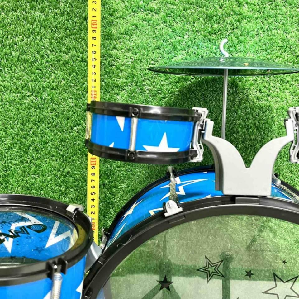 Барабанна установка іграшкова 4 барабани з паличками та стільчиком Синя (1919) Чернигов - изображение 7