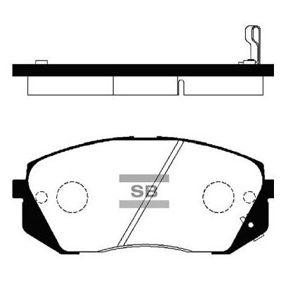 Тормозные колодки HI-Q SP1196 Винница - изображение 1