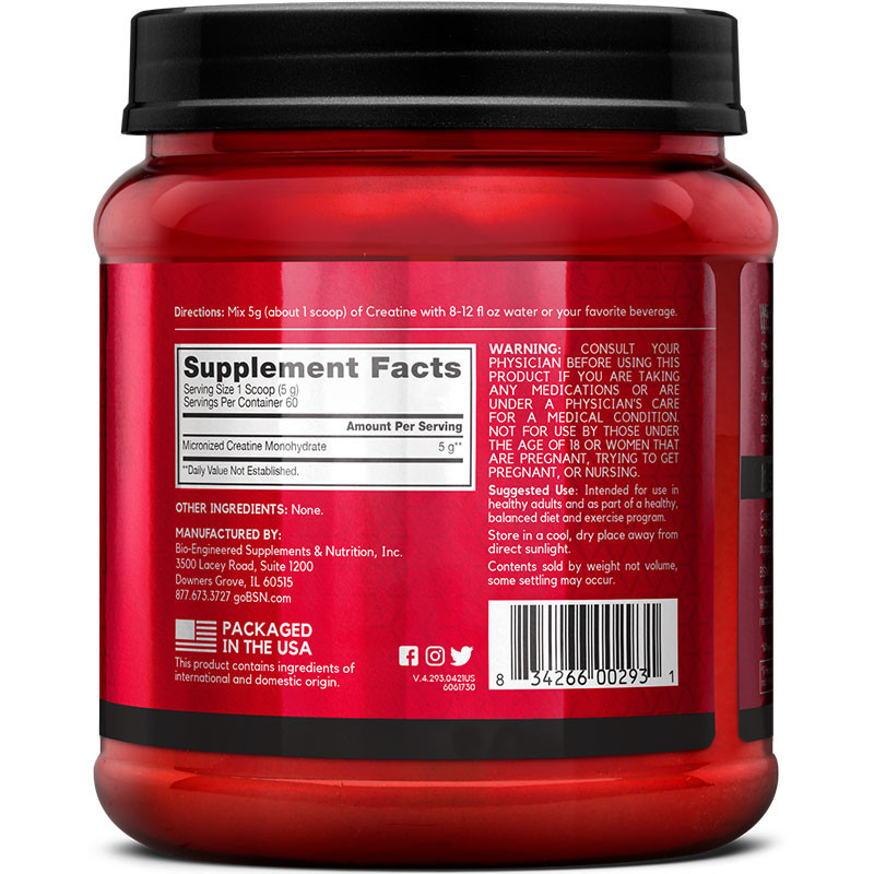 Креатин BSN (USA) Creatine DNA 309 g Луцк - изображение 2