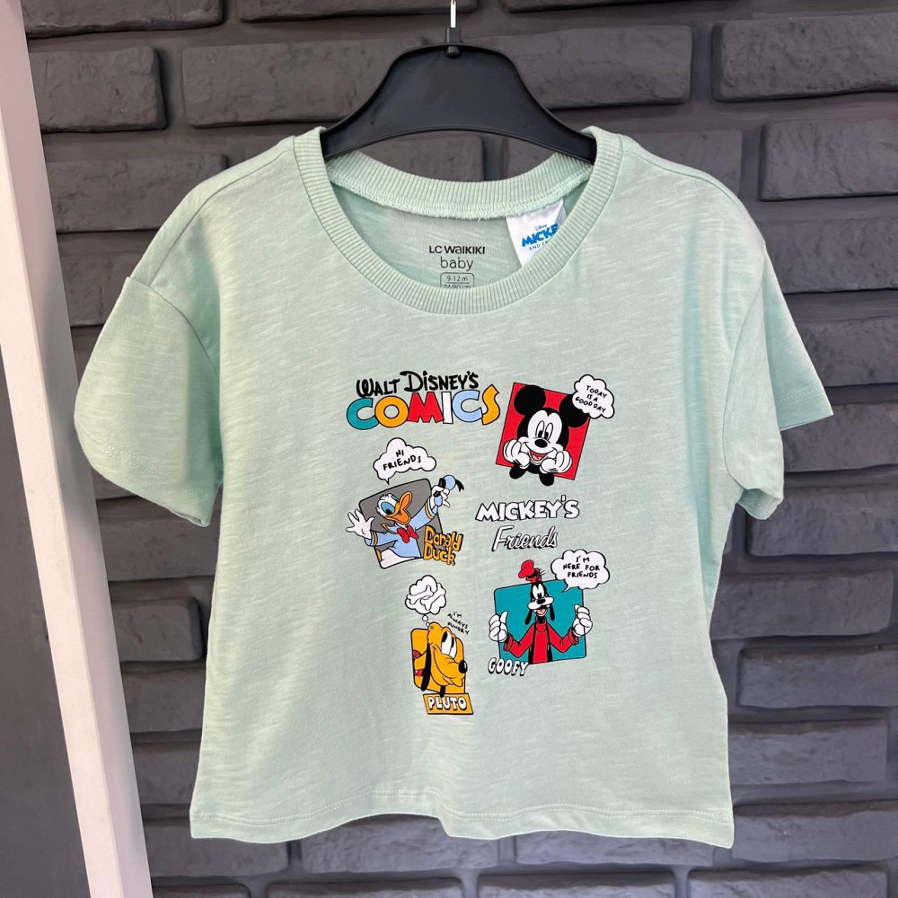Дитяча Футболка з Героями Дісней LC Waikiki М'ятна 4-5р (104-110см) пакунок малюка Киев - изображение 1