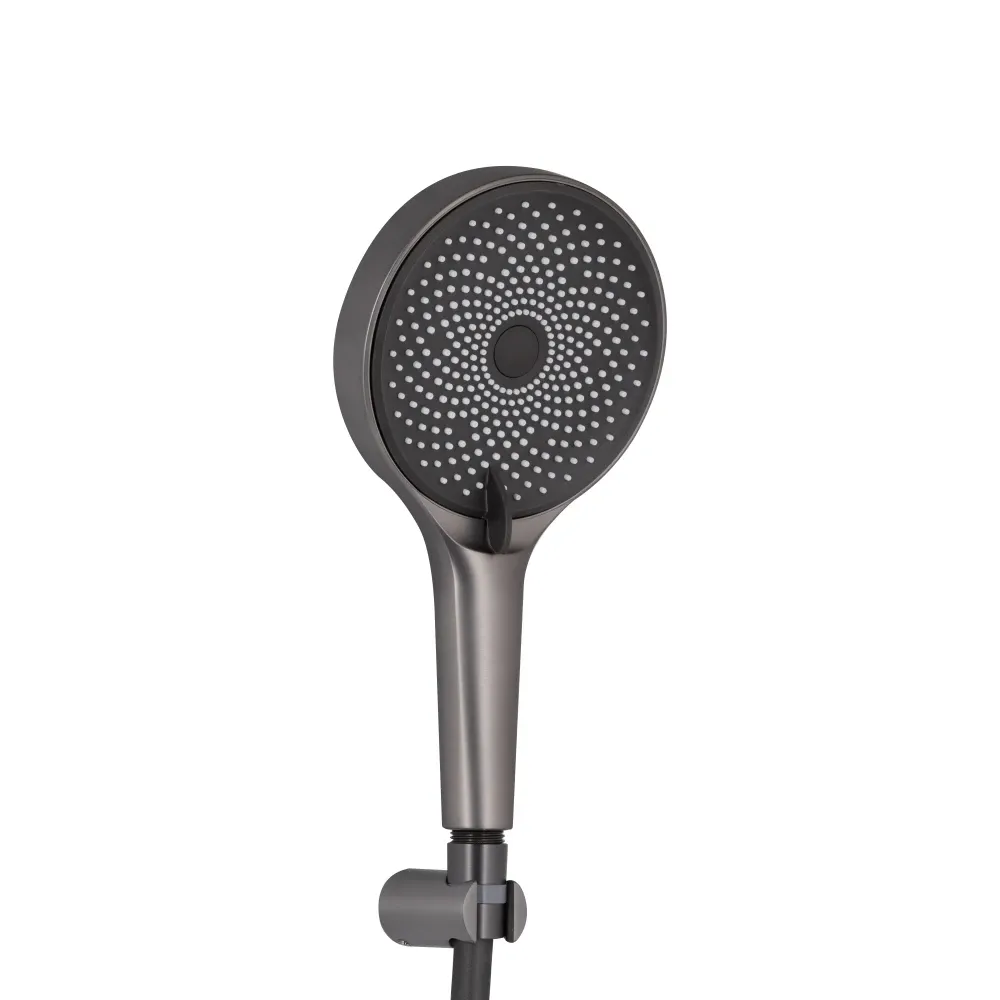 Смеситель для ванны Qtap Slavonice с душевым гарнитуром QTSLV259GMB48035 Gunmetal Black PVD графит Киев - изображение 5