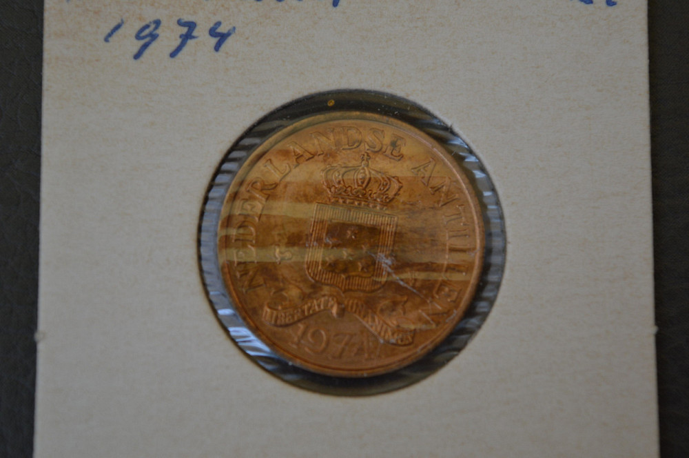 Нідерландські Антіли 2 1/2 цента 1974 рік Полтава - фото 1