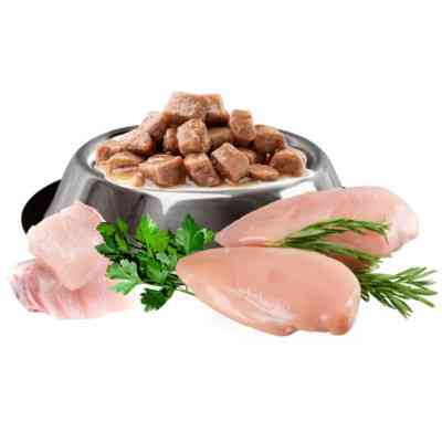 Влажный корм для кошек Mis Kiss с курицей в соусе 100 г (4820164440179/4820111141456) Винница