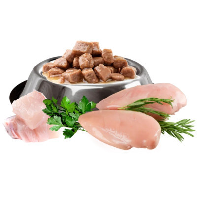 Влажный корм для кошек Mis Kiss с курицей в соусе 100 г (4820164440179/4820111141456) Винница - изображение 2