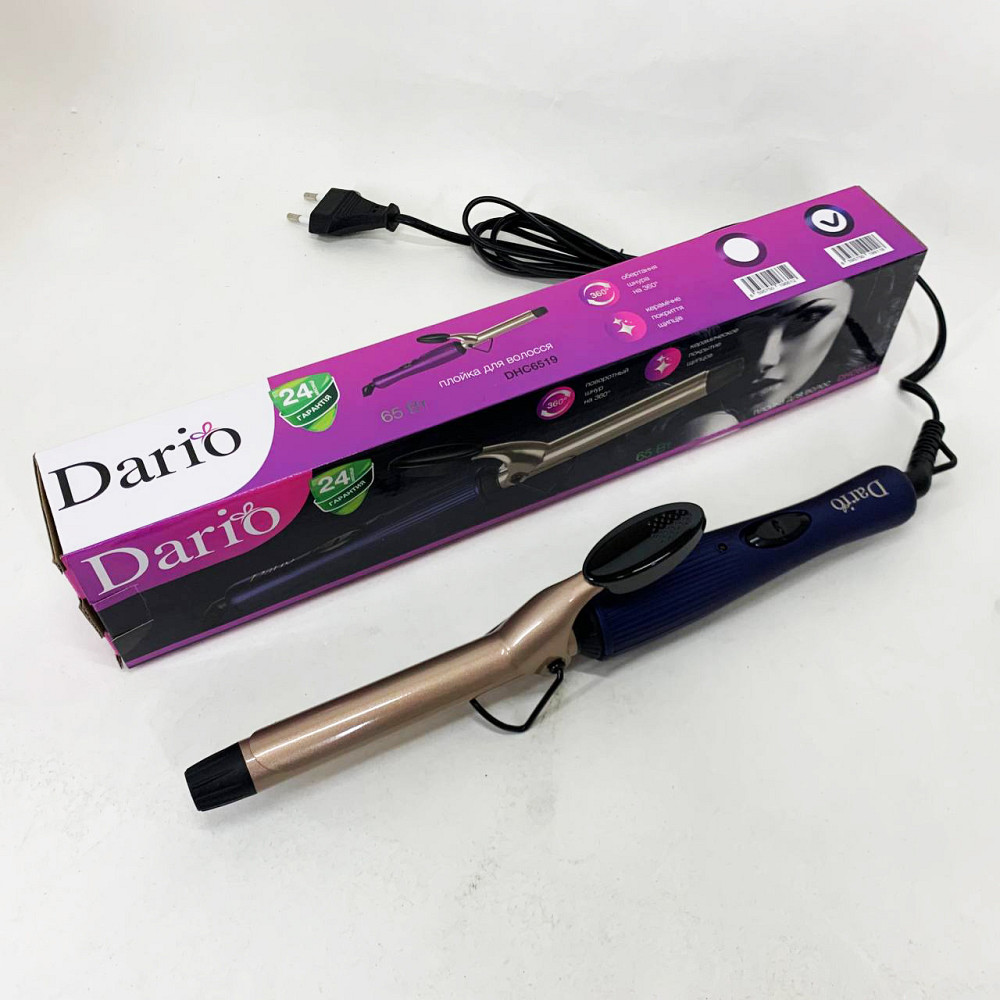Щипці для укладання та завивки DARIO DHC6519 65 Вт, Щипці гофре для об'єму волосся YI-67 Київ - фото 7