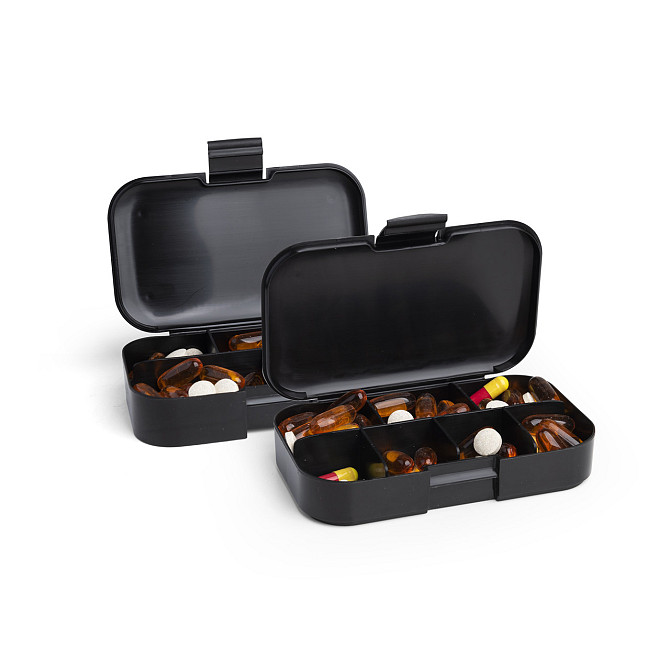 Таблетниця Smartshake Pillbox Organiser 2-pack Black Каменское - изображение 7