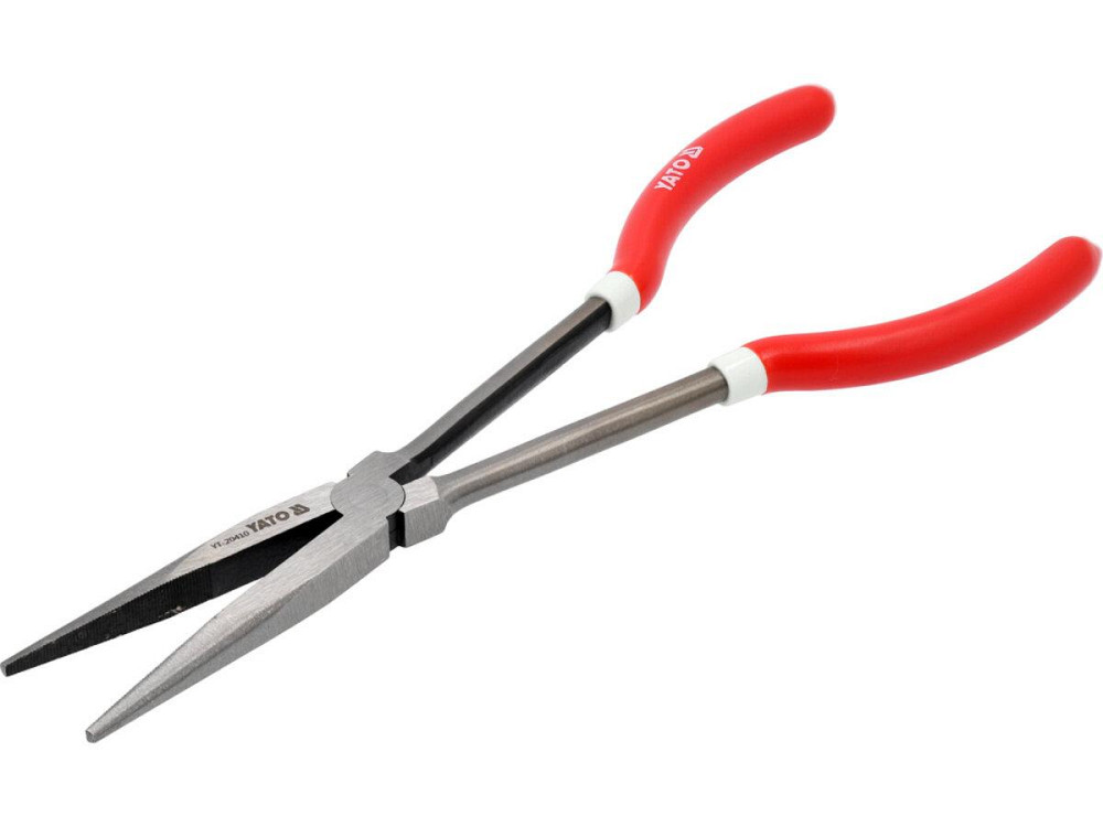 Щипці прямі подовжені YATO : L= 285 мм, HRC 50, Cr-V [6/72] Одесса - изображение 1