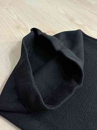 Спідниця жіноча My fashion 6808-80 в’язана з розрізом середня довжина, чорний, one size Київ