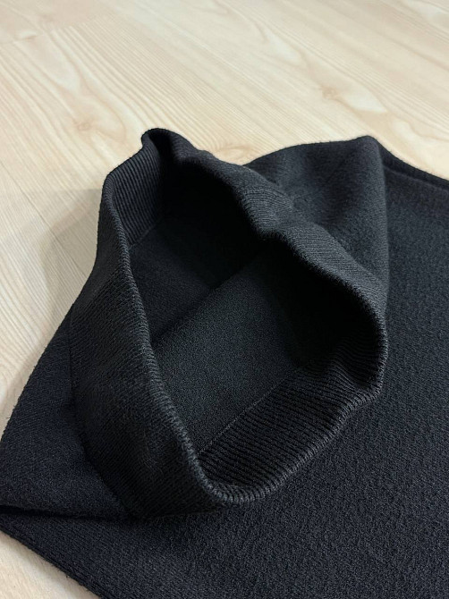 Спідниця жіноча My fashion 6808-80 в’язана з розрізом середня довжина, чорний, one size Київ - фото 4