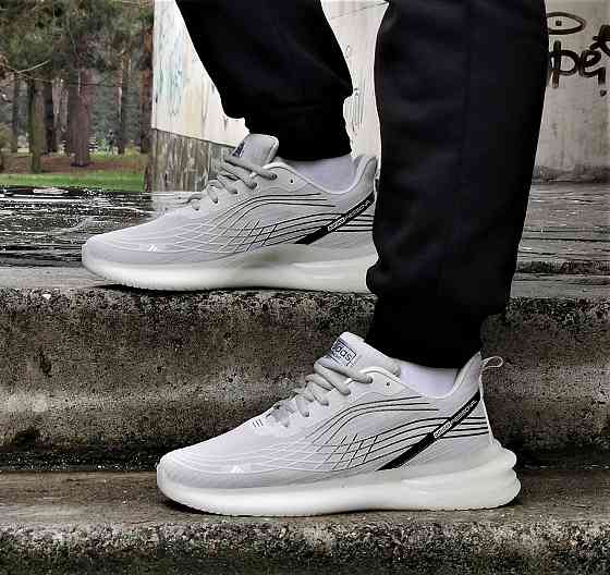 Кроссовки Adidas Серые Мужские Адидас Изи Boost (размеры: 40,41,42,43,44) Днепр