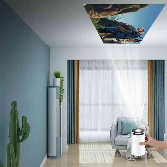 Міні проектор для дому з WiFi, Bluetooth + пульт, HY 300 / Портативний смарт проектор / Проектор для телефону Київ