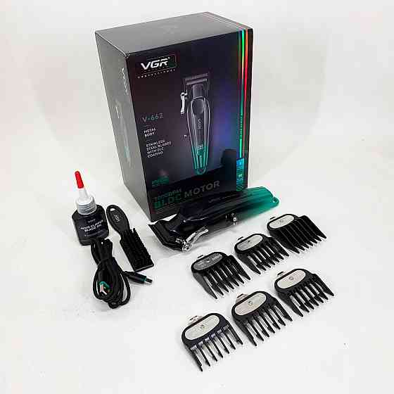 Машинка-тример 3 в 1 для стрижки волосся VGR V-662, Тример для стрижки акумуляторний професійний DF-32 Івано-Франківськ