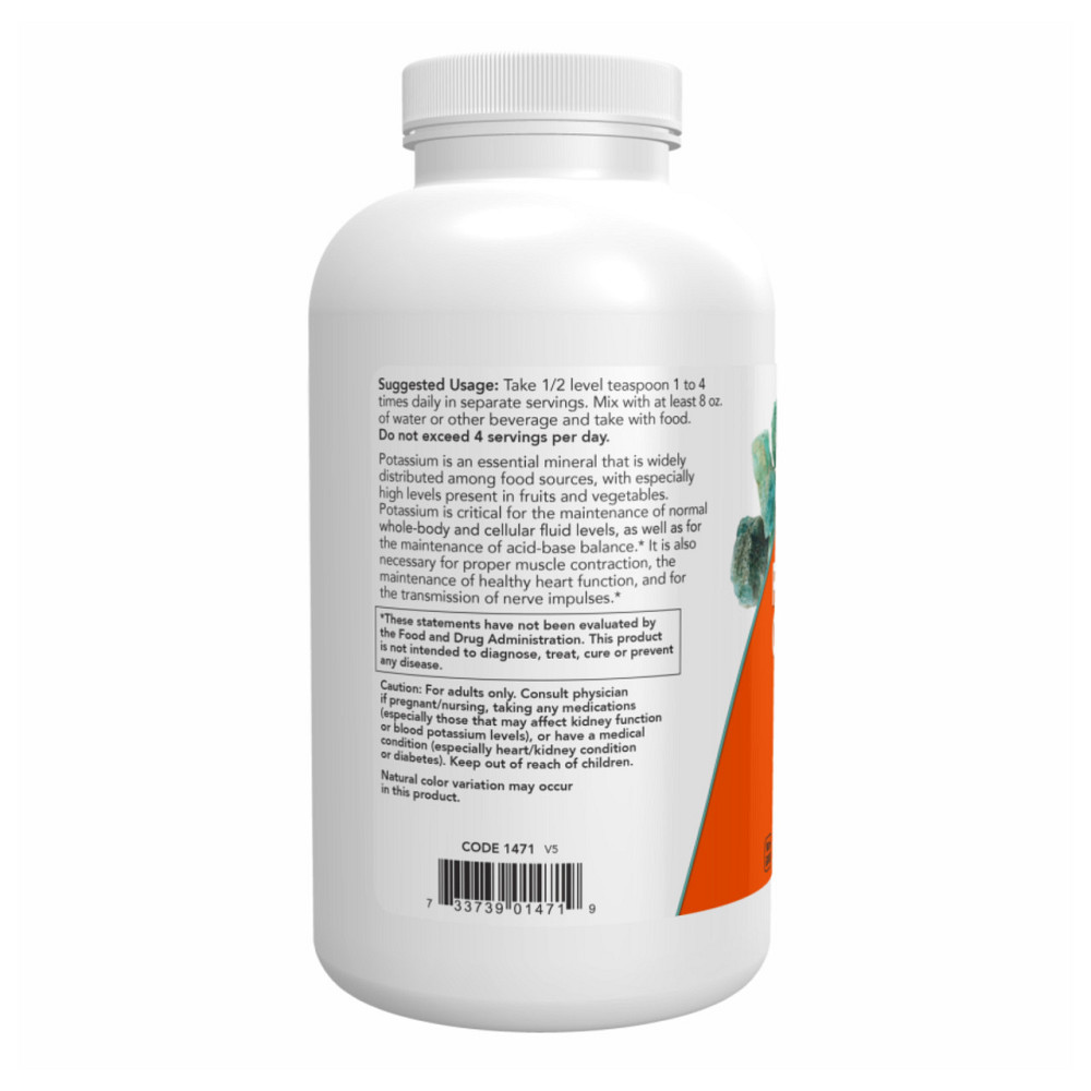 Калий глюконат Now Foods Potassium Gluconate Pure Powder 454g Киев - изображение 4