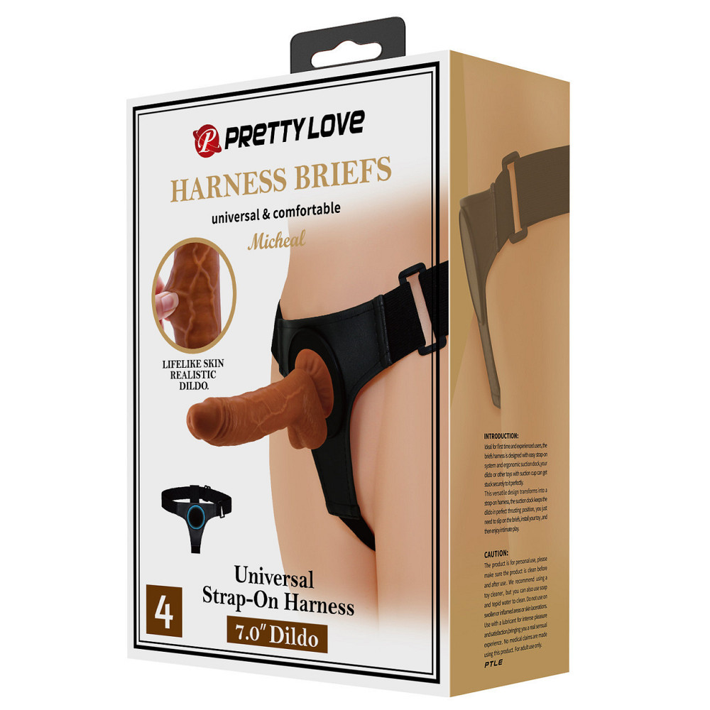 Страпон женский Pretty Love - HARNESS BRIEFS Micheal, BW-022092NR Sex Aura Киев - изображение 10