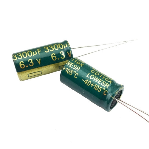 Конденсатор электролитический алюминиевый 10шт, 3300мкФ 6.3В 105С Винница - изображение 1