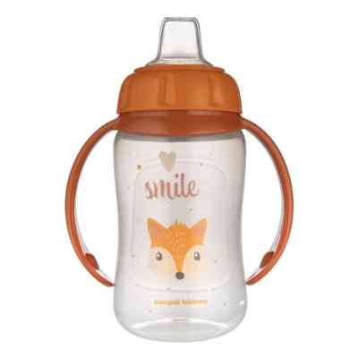 Поильник-непроливайка Canpol babies Cute Animals тренувальна з силіконовим носиком 320 мл, помаранчева (56/512_ora) Винница